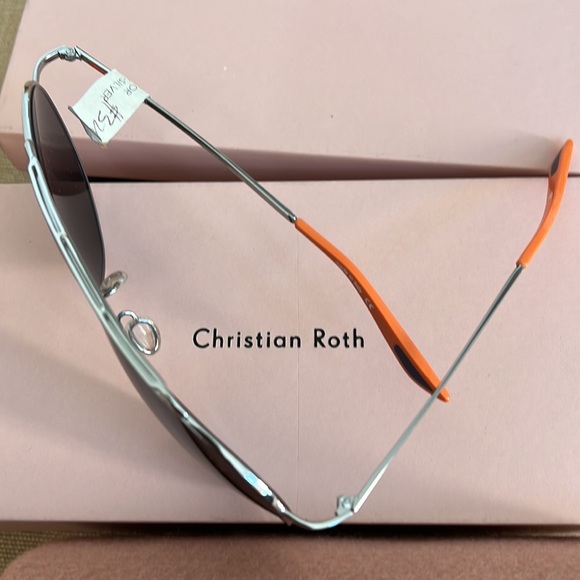 Christian Roth Reflective/Metallic Retro Aviators - Picture 2 of 3